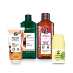 Körperpflege-Set mit Shampoo