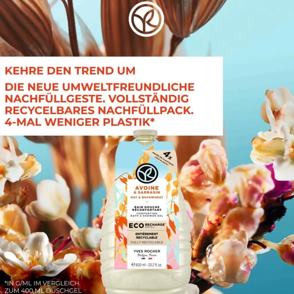 Nachfüllpack Duschgel Hafer & Buchweizen