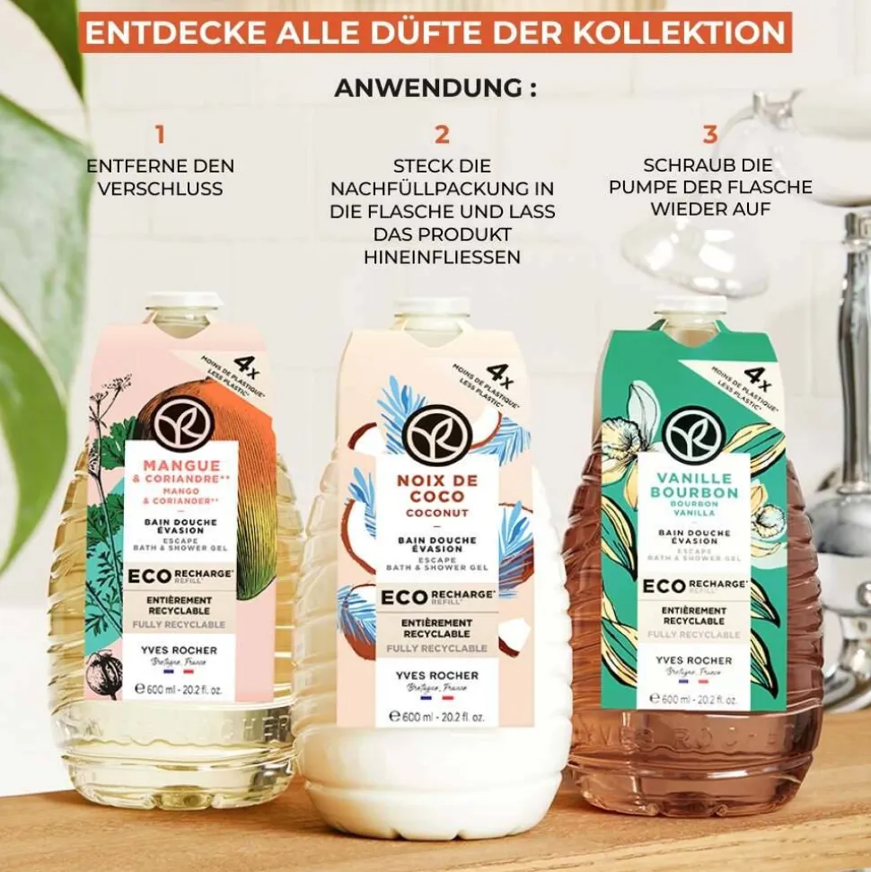 Nachfüllpack Duschgel Mango & Koriander