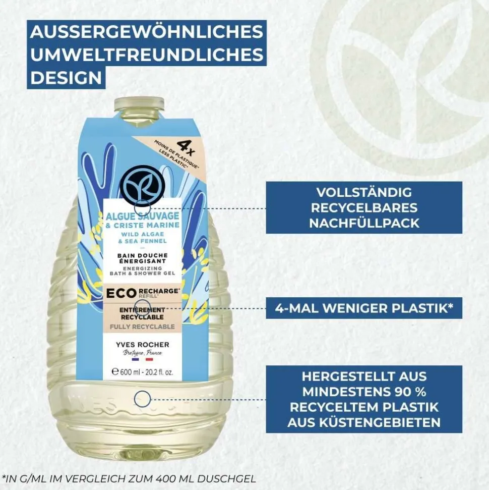 Nachfüllpack Duschgel Wildalge & Meerfenchel