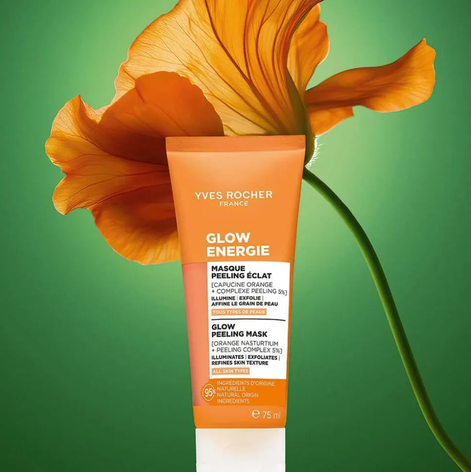 Peeling-Maske Ausstrahlung