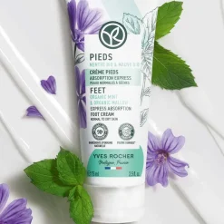 Schnell einziehende Fußcreme